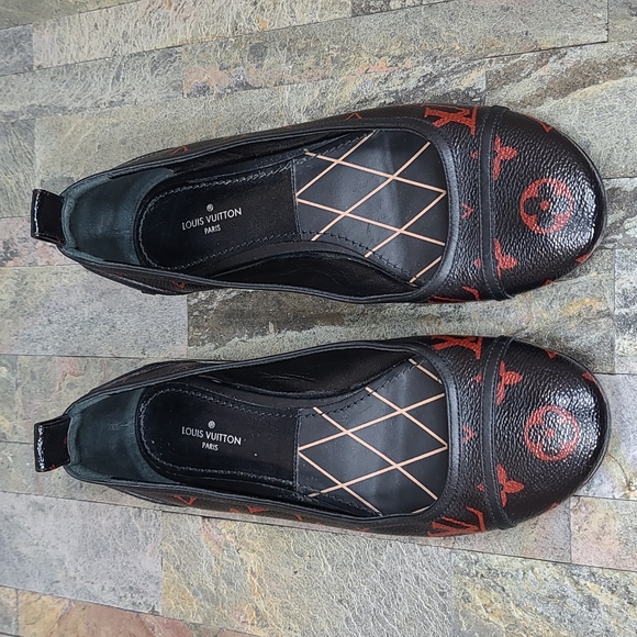 Louis Vuitton Infrarouge Revival Ballerina Flat Shoes Sz 35 - Picture 3 of 9